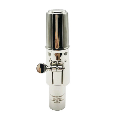 次中音降B萨克斯金属笛头套装大萨吹嘴护帽哨片固定夹铜环三件套