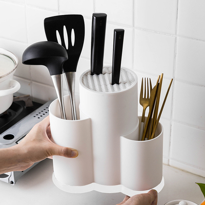 极速.MDZF SWEETHOME Multi-Function Utensil Holder Knife Bloc