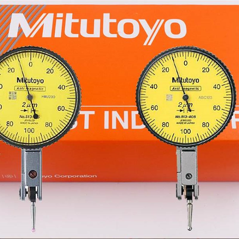 新品台湾三丰杠杆百分表513-404C 0-0.8小校表 指示表 送红宝石测