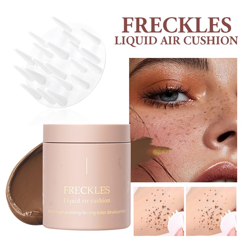 极速Face Fake Freckles Air Cushion Waterproof Long Lasting F
