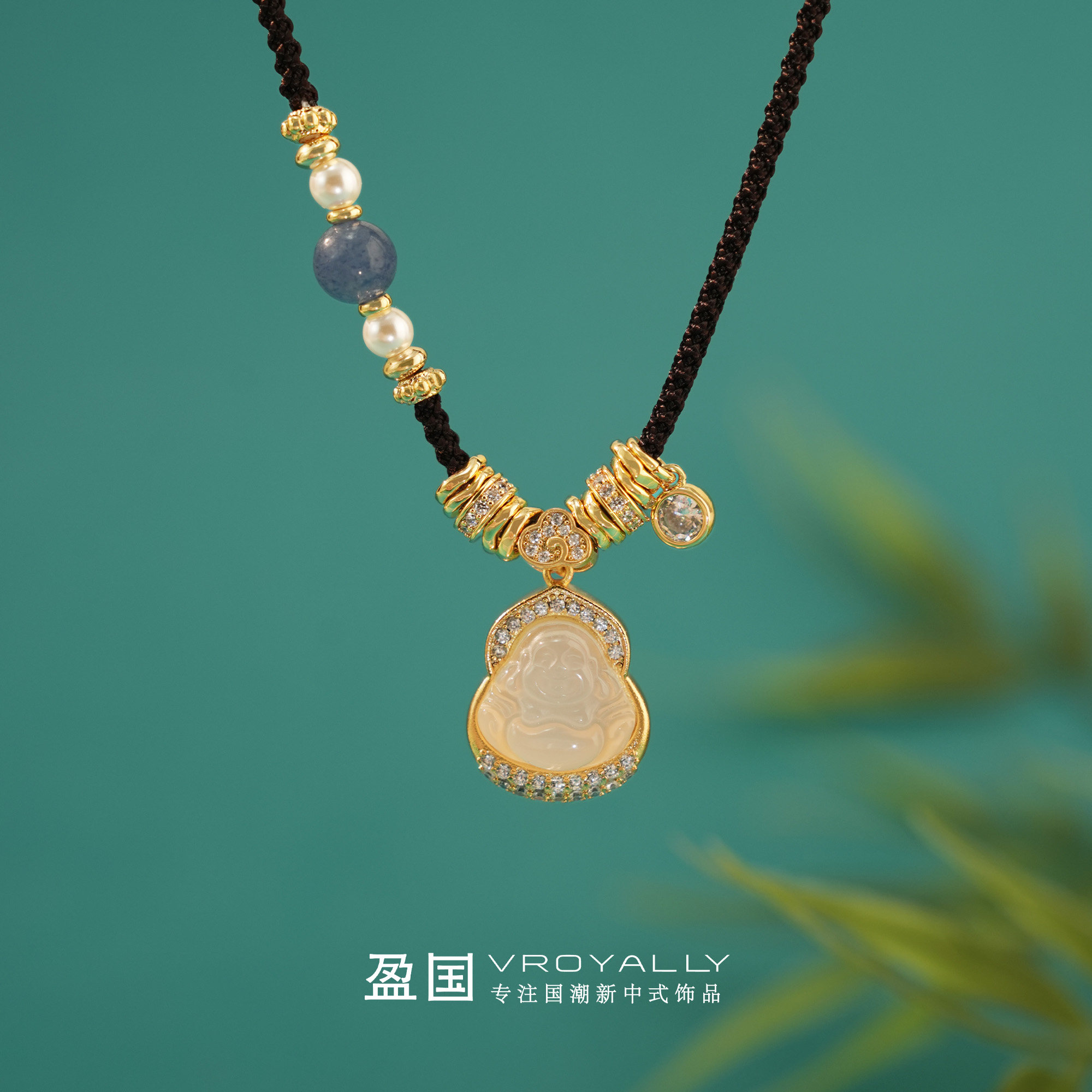 盈国【万事胜意】新中式佛像吊坠
