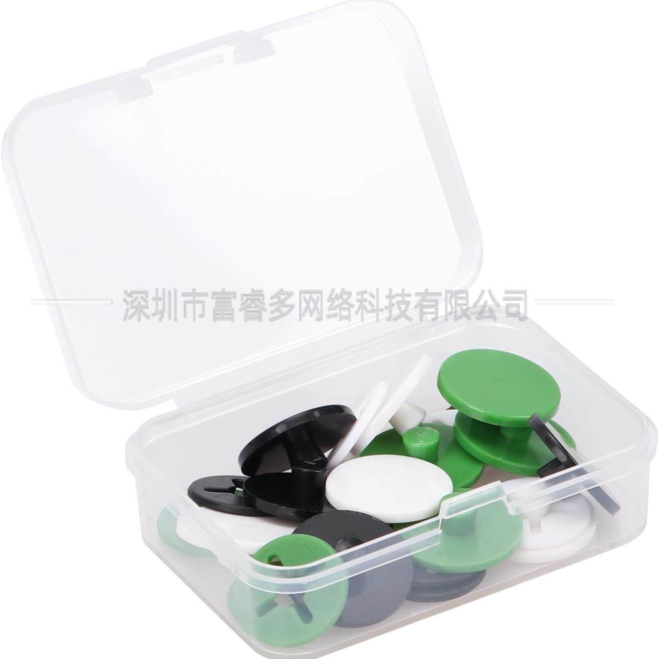 外贸12pcs/24pcs马拉松号码牌固定扣号码布扣跑步固定扣