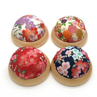 插针包 和风木底座针插包 针扎 手工DIY 缝纫工具