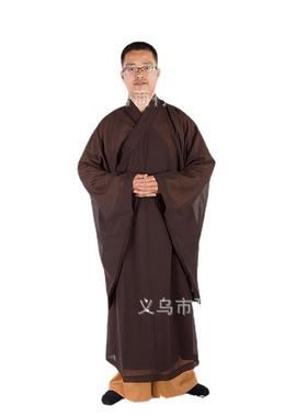 艺诚厂家直供金麒麟麻纱海青袈裟长褂短褂海清居士服僧服