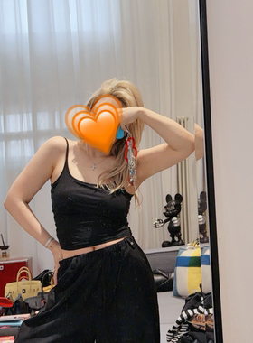 FOR FOR FREE-「后背绝了！」坑条大露背带杯垫吊带背心