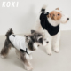 KOKI宠物打底无袖 弹力背心保暖防脏原创彩点柔软包肚冲锋中小型犬