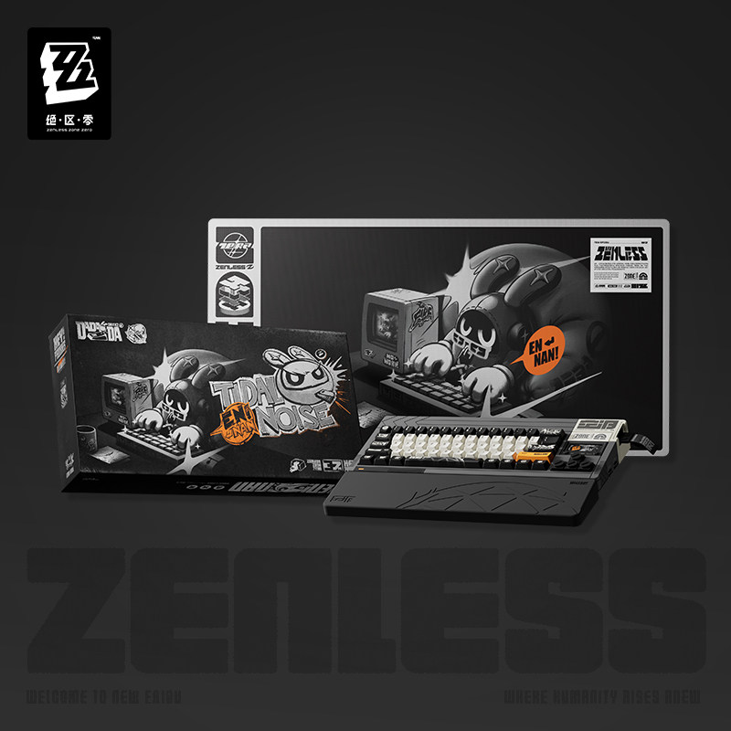 thumbnail for [Zenless Zone Zero 3Z] "Tidal Noise" custom tri-mode mechanical keyboard