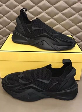 现货速发百搭加绒运动鞋男鞋新款网面透气防滑轻便休闲黑色士跑步