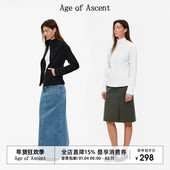 Age 外套 黑白双色百搭摇粒绒立领卫衣开衫 Ascent