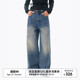 型时髦松弛重工做旧水洗阔腿牛仔裤 Ascent 长期主义版 经典 Age