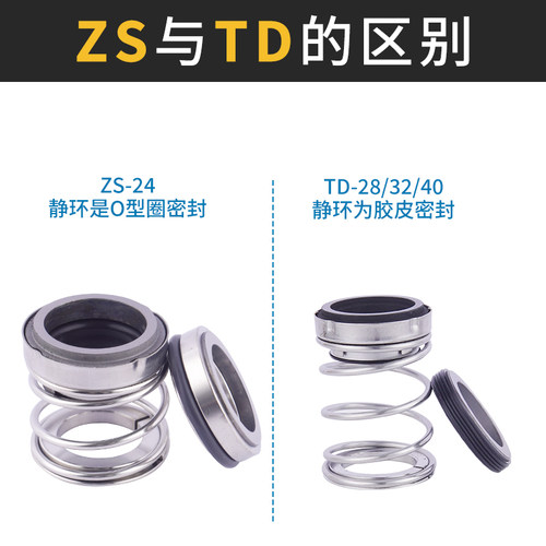 TD-28/ZS-24南方泵业机械密封32南方水泵机封水R封管道循环泵BSE4
