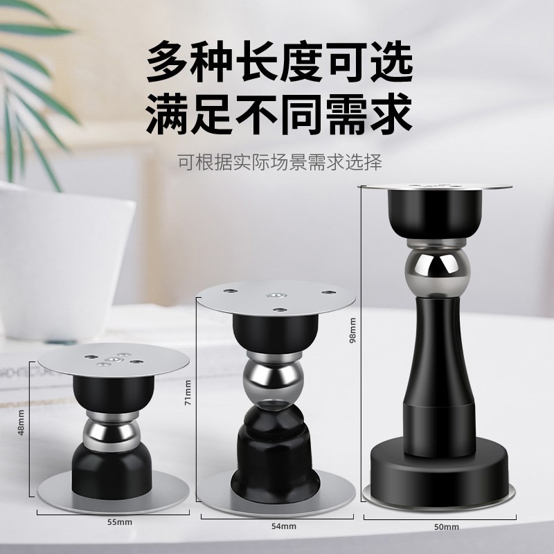 免打孔门吸地吸 不锈钢门x吸配件 强磁吸门固定器双用门阻图片