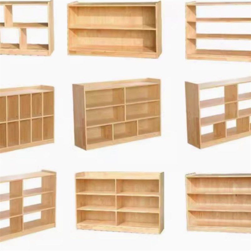 实木儿童教具柜幼儿园图书柜 学生收纳柜松N木玩具柜自由组合书架,住宅家具,儿童书柜,淘宝优惠券,粉丝福利购,淘宝优惠卷
