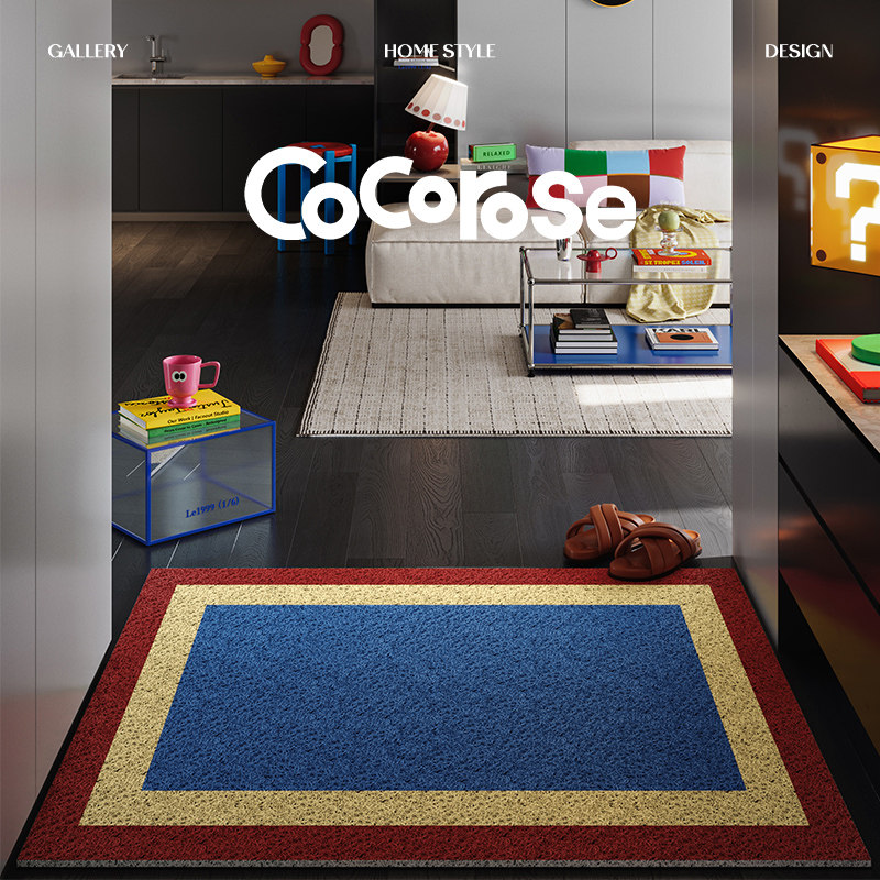 布鲁塞尔进门地垫入户门垫门口防滑刮灰脚垫门外入门丝圈地毯垫子,居家布艺,入户地垫,淘宝优惠券,粉丝福利购,淘宝优惠卷