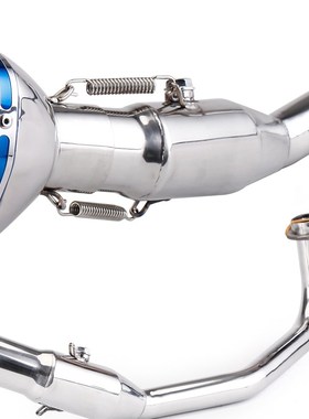 摩托车排气管 佛沙350 不锈钢前段 FORZA350 改装排气套装21-22年