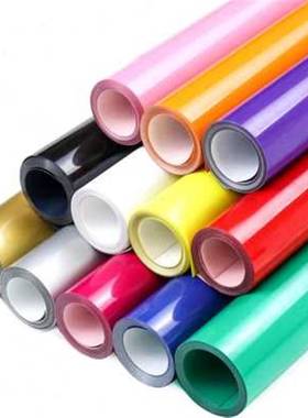 0X100CMRoll PVC Hot Adhesive Paste Vinyl Film Heat Transfe