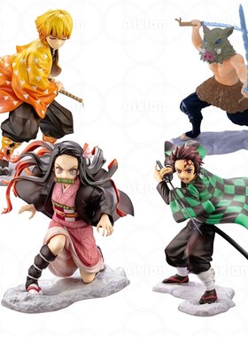 New 18 cm Kimetsu no Yaiba Nezuko Tanjirou Figure Zenitsu PV
