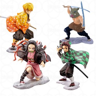 Nezuko Zenitsu Figure Tanjirou Yaiba Kimetsu New