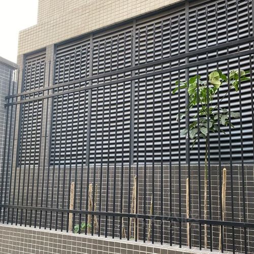 。锌钢围墙护栏铁艺栏杆学校别墅户外小区栅栏庭院篱笆花园隔离围