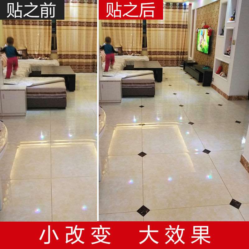 新品Self-adhesive floor waterproof and hard-wearing diagonal