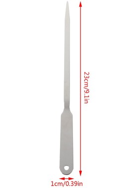 1Pc 23cm Metal Stainless Steel Letter Opener Office School S