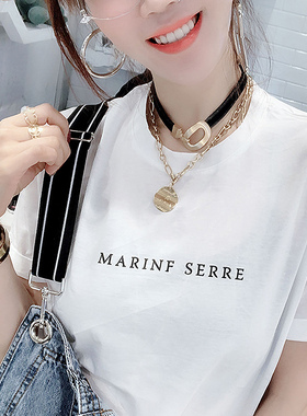 项链女潮网红锁骨链钛钢韩版气质小众颈带脖子配饰短款颈炼毛衣炼