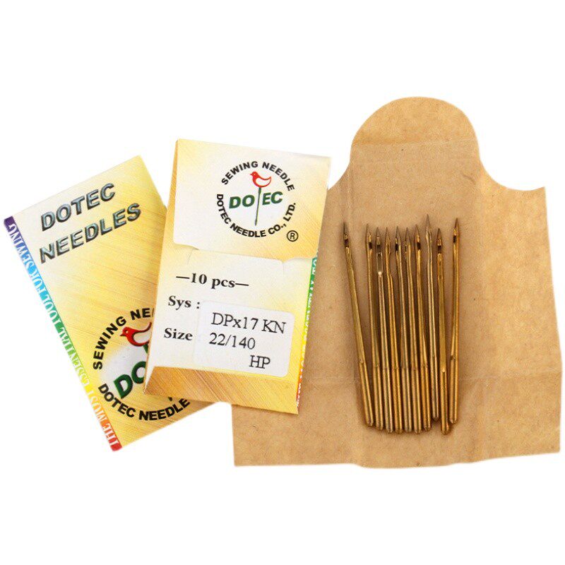 多特机针DP*17金针同步车镀钛机针双针车电脑花样机机针针DPX17