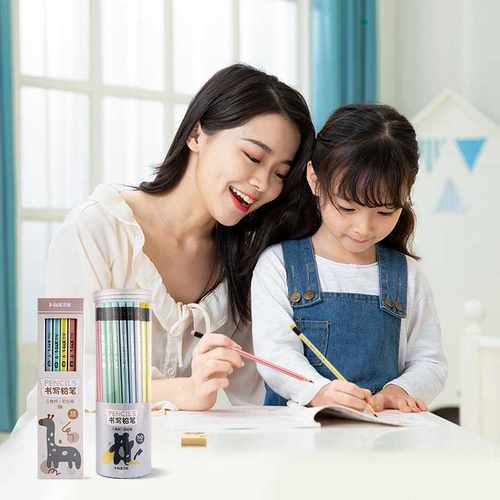 学威2b铅笔小学生一年级专用无毒2比hb考试答题卡涂卡素描笔三角