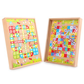 极速厂家儿童木质多功能棋盘多合一多功能早教益智类棋类桌面游戏