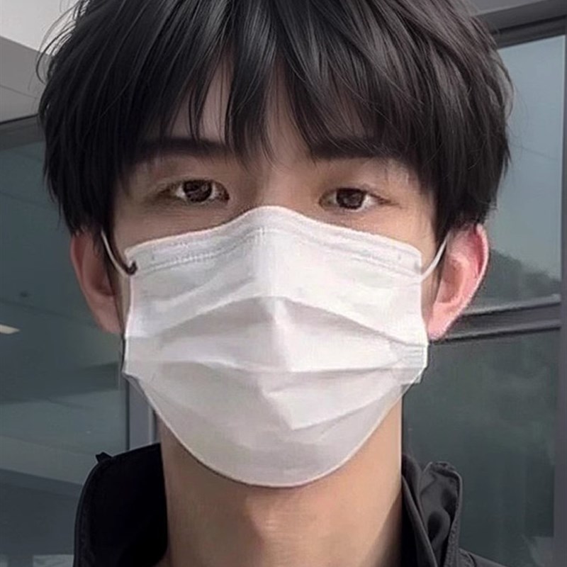 假发男短发韩式帅气男士微分碎盖刘海蓬松自然日常仿真全头套式