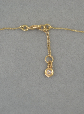 C 镀金做旧 贝壳 气泡吊坠 短款  项链