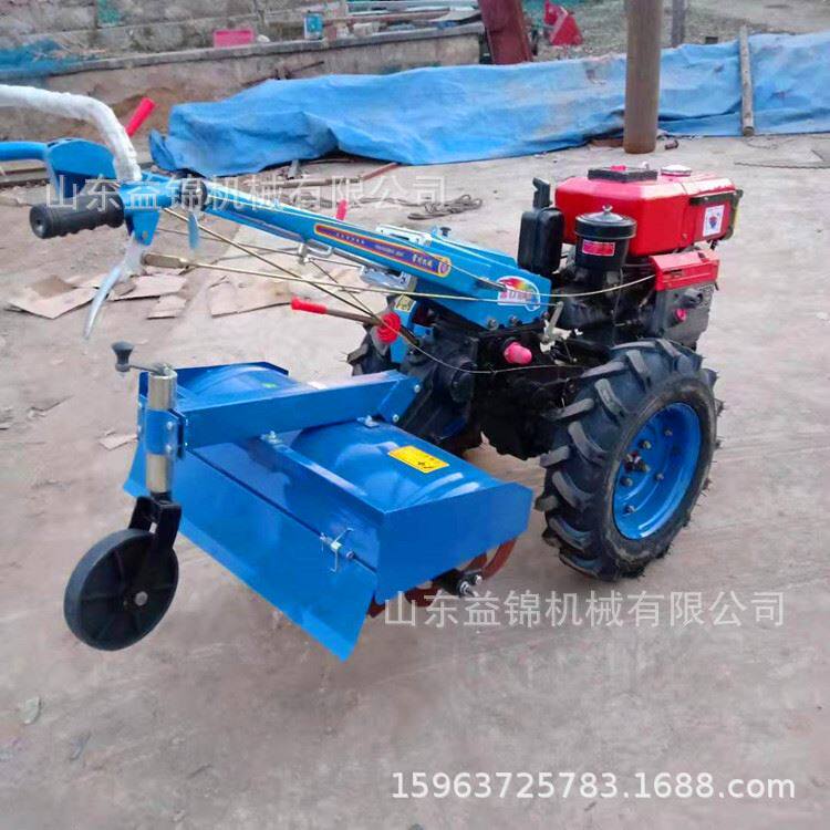 柴油田园管理机农用大马力耕田犁地机两轮土地耕整两轮单杠手扶车