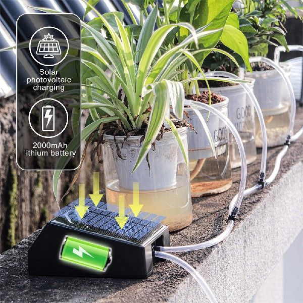 Solar Energy Garden Watering Timer 2000 MAH Battery