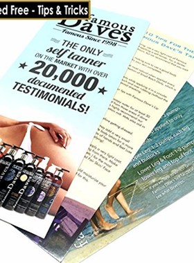 Fair Skin and Face Self Tanner - Americas 20 000 Testimonia