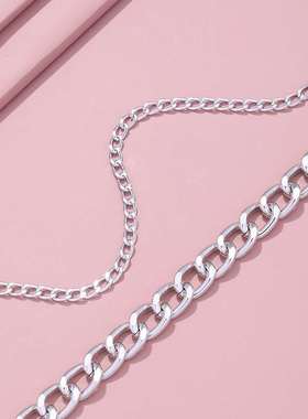 Personality fashion simple style necklace retro simple alloy