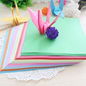 益嘉彩色复印纸 彩纸幼儿园儿童手工折纸100页 彩色胶版 70g