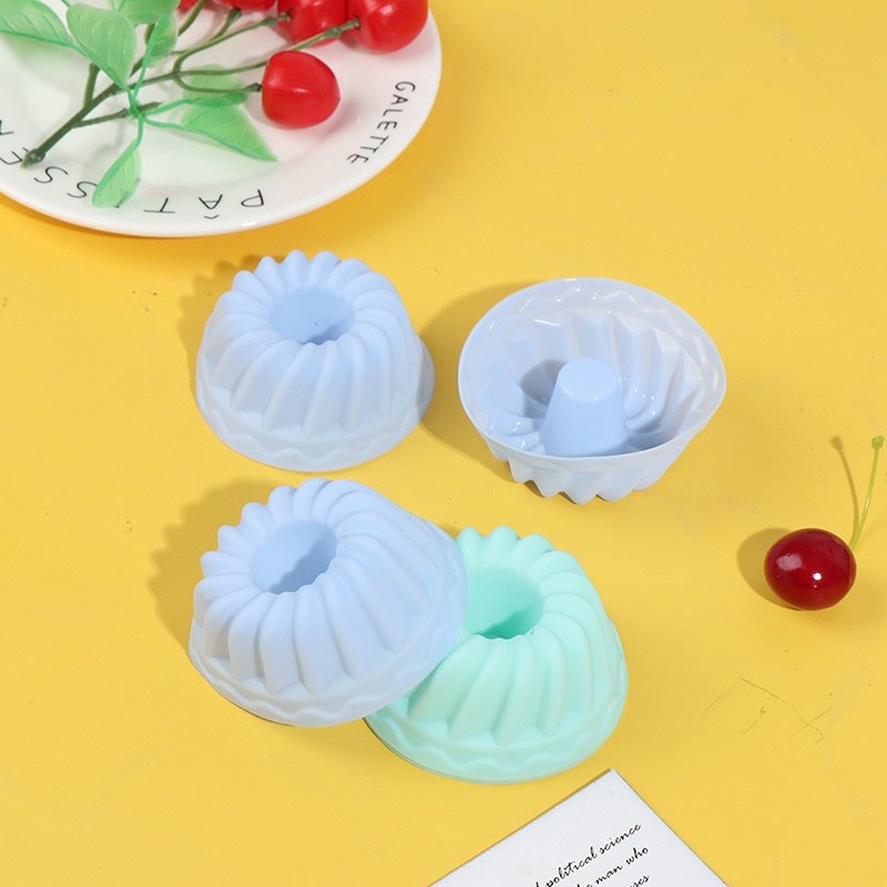 6 Pcs Silicone Mold Cupcake Cake Muffin Baking Bakeware Nons