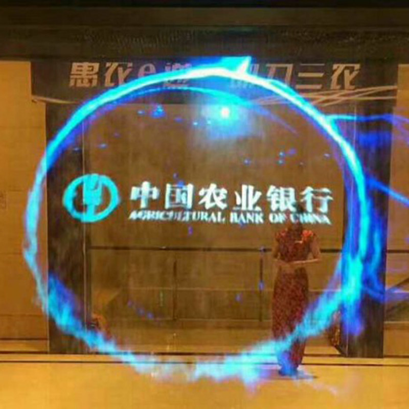 极速定制3d水雾投影互动全息雾幕机商场饭店门口迎宾一体式网红雾