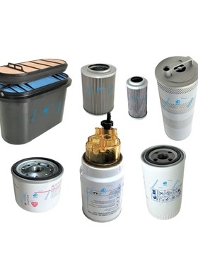 适用挖掘机潍柴雷沃FR205E2H柴油滤油水分离器空气滤液压油滤清器