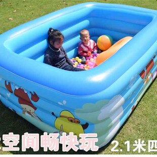 极速用 折叠小孩子露天戏水池家用塑料儿童游泳池以上小型室 夏季