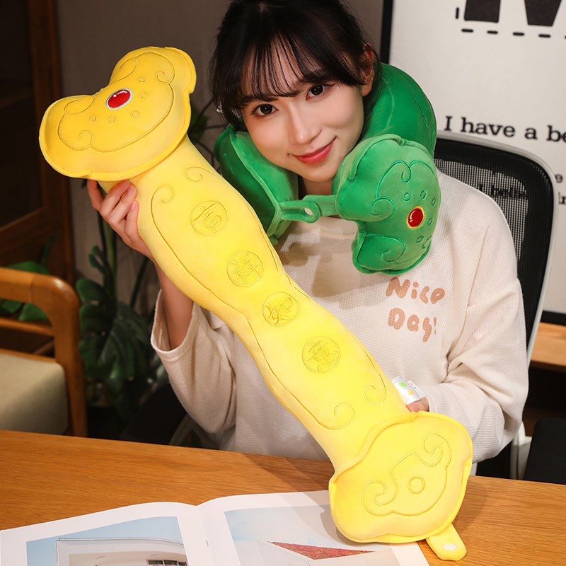 现货速发创意如意U型枕护颈枕汽车颈部靠枕飞机旅行头枕车用枕头