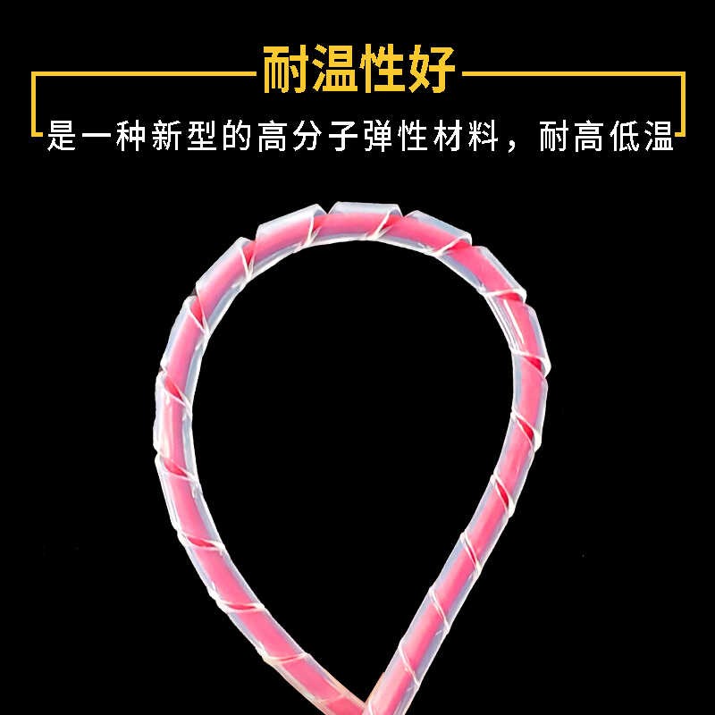 速发透明/乳白色铁氟龙缠绕管 FEP/PTFE环切管 聚四氟乙烯 特氟龙