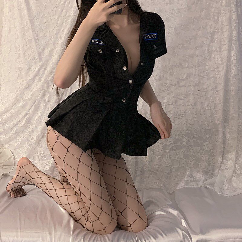 速发性感警制夜店色吧派对服装空姐机师装角酒扮演警官察服