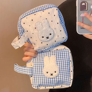 可爱米菲兔化妆包女便携大容量旅行洗漱包化妆品收纳袋手提洗漱包