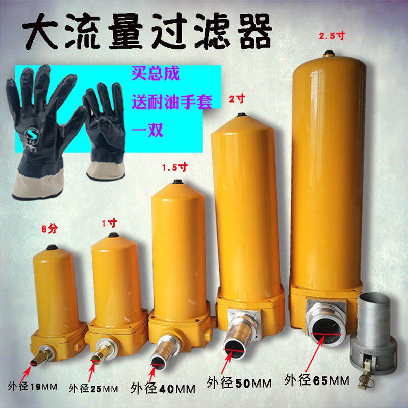 现货速发加油机大流量1寸1.5寸2寸柴油汽油滤网车载滤芯
