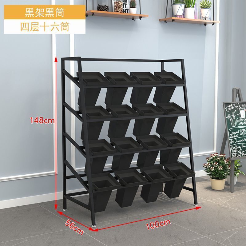 现货速发醒花桶花店花架展示架多层梯形铁艺桶置物架花卉假花收纳