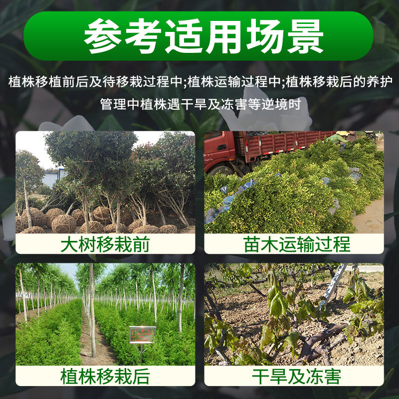现货速发植物抗蒸腾剂花卉保鲜抑制蒸发剂苗木抗旱防失水防日灼移