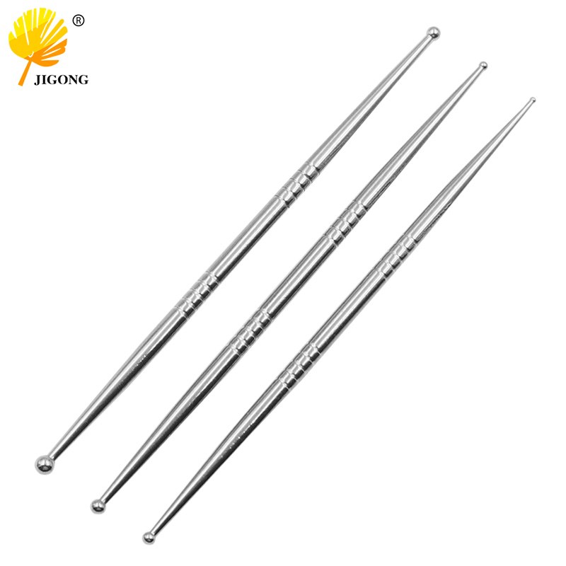 速发不锈石陶泥雕刻手棒细节点压雕刻工具软陶泥钢塑黏土丸工