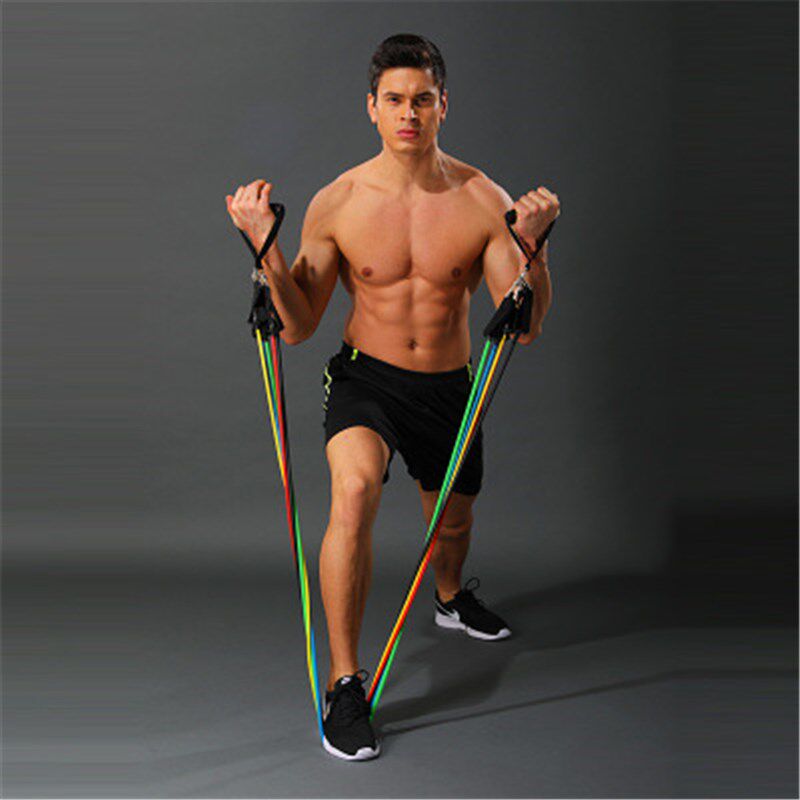 速发Exercise Yoga Tubes Pu Rope 11 Latex Resistace Bads
