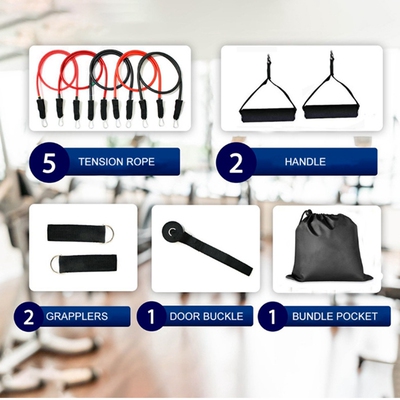 速发Fite Exercises Resistace Bads Elast Tubes Pu Rope